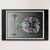 Rokoko Lady Illustration Puzzle (Horizontal)