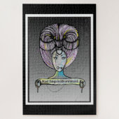 Rokoko Lady Illustration Puzzle (Vertikal)