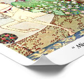 Rokoko märchenhafte Prinzessin reiten Poster (Ecke)