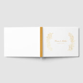 Rokoko Marie Antoinette Golden Botanisches Wappen Gästebuch (Voll)