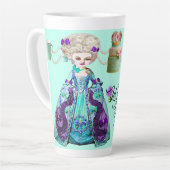 Rokoko Marie Antoinette Ließ ihnen Trinkkaffee Milchtasse (Linke Ecke)