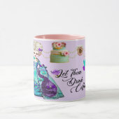 Rokoko Marie Antoinette Ließ ihnen Trinkkaffee Tasse (Zentrum)