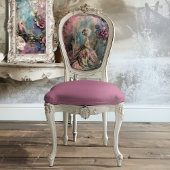 Rokoko Mary Antoinette Vibrant Barockportrait Seidenpapier