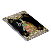 Rokoko-Monogramm Salon de Liquid French Notizblock (Rechte Seite)