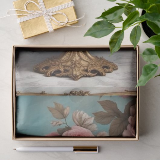 Rokoko Parisian Tiercake 3 Decoupage Paper Seidenpapier (Geschenk)