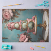 Rokoko Parisian Tiercake 3 Decoupage Paper Seidenpapier (Basteln)