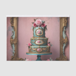 Rokoko Parisian Tiercake 6 Decoupage Paper Seidenpapier