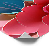 Rokoko Pastel Color Paper Chihuahua Poster (Ecke)