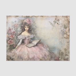 Rokoko Princess-Testseite Seidenpapier