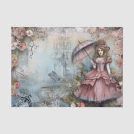 Rokoko Princess-Testseite Seidenpapier