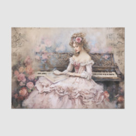 Rokoko Princess-Testseite Seidenpapier