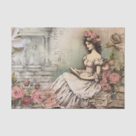 Rokoko Princess-Testseite Seidenpapier