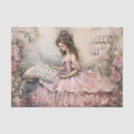 Rokoko Princess-Testseite Seidenpapier