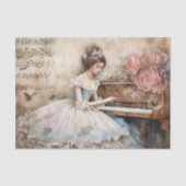 Rokoko Princess-Testseite Seidenpapier (Vorderseite)