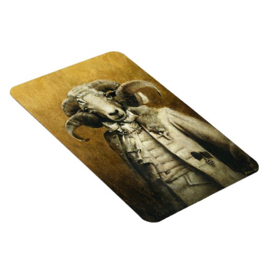 Rokoko Ram Flexible Magnet (Rechte Seite)