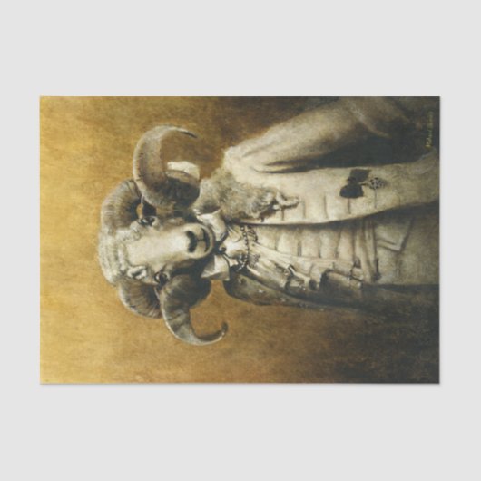 Rokoko Ram Tissue Paper Seidenpapier (Vorderseite)