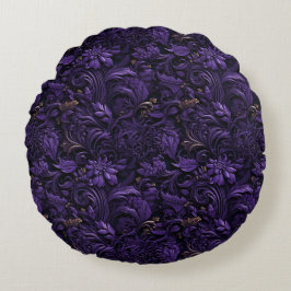 Rokoko-Reiche: Dunkle Lila und goldene Kissen