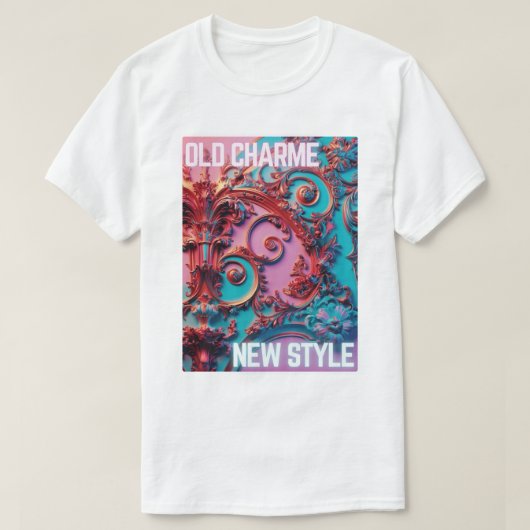 Rokoko Reimagined - Alter Charme, neuer Stil T-Shirt (Design vorne)