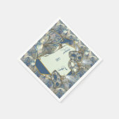 Rokoko Rich mit Gold Relief & Mask Serviette (Ecke)