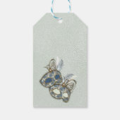 Rokoko Rich Muster-Design mit Masken Geschenkanhänger (Rückseite)