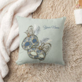 Rokoko Rich Muster-Design mit Masken Kissen (Decke)