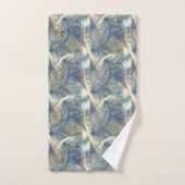 Rokoko Rich Pattern Design mit Gold Relief Badhandtuch Set (Handtuch)