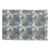 Rokoko Rich Pattern Design mit Gold Relief Kissenbezug (Rückseite)