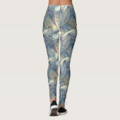 Rokoko Rich Pattern Design mit Gold Relief Leggings (Rückseite)