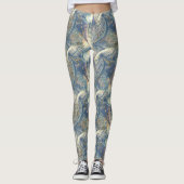 Rokoko Rich Pattern Design mit Gold Relief Leggings (Vorderseite)
