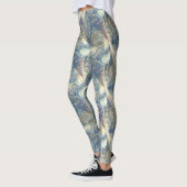 Rokoko Rich Pattern Design mit Gold Relief Leggings (Links)