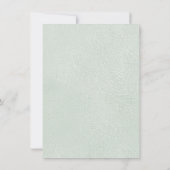 Rokoko Rich Romantic Gold Reliefs & Mask Einladung (Rückseite)