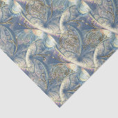 Rokoko Rich Romantic Gold Reliefs Seidenpapier (Ausschnitt)