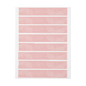 Rokoko Rosa Voradressierte Rückgabe (Bogen)