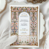 Rokoko Save the Date Wedding Einladung