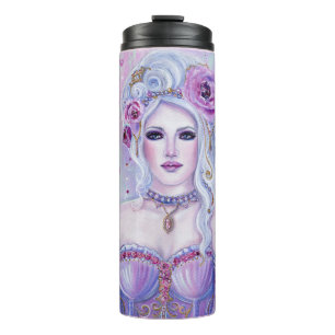 Rokoko Valentine Fantasy Art von Renee Lavoie Thermosbecher