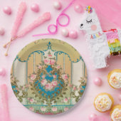 Rokoko Versailles Frieze Baroque Vintage Wedding Pappteller (Party)