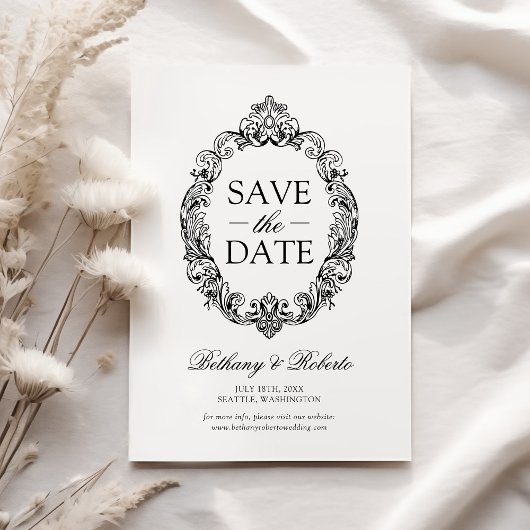 Rokoko Vintage Wedding Save the Date
