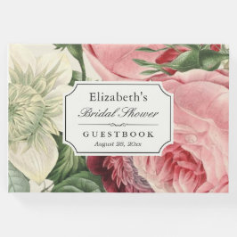 Rokoko Vintages botanisches Brautparty Gästebuch