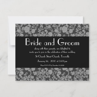 Rokoko Wedding, 4.25 "x5.5" Einladung