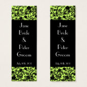 Rokoko Wedding, Souvenir Lesezeichen Card (Vorne & Hinten)