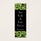 Rokoko Wedding, Souvenir Lesezeichen Card (Rückseite)