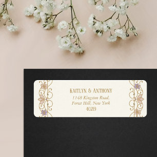 Rokoko-Wiederbelebung Elegante Vintage Florale Hoc
