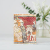 Roland Bidding Farewell bis Charlemagne Postkarte (Stehend Vorderseite)