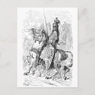 Roland Count Mans and Knight of Blaives Postkarte