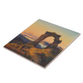 Roland's Arch (von Andreas Achenbach) Fliese (Seite)