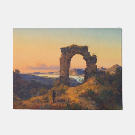 Roland's Arch (von Andreas Achenbach) Fußmatte (Vorderseite)