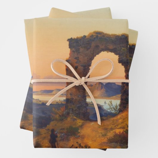 Roland's Arch (von Andreas Achenbach) Geschenkpapier Set (Beispiel)