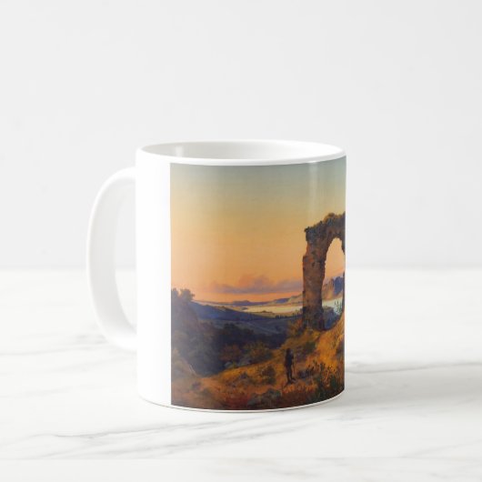 Roland's Arch (von Andreas Achenbach) Kaffeetasse (Vorderseite Links)