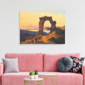 Roland's Arch (von Andreas Achenbach) Leinwanddruck (Insitu (Wohnzimmer))