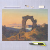 Roland's Arch (von Andreas Achenbach) Seidenpapier (Handwerk)